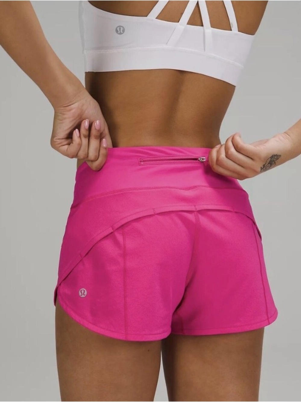 lululemon Speed Up 2.5 Inch Short Size 6 Sonic Pink Running Shorts